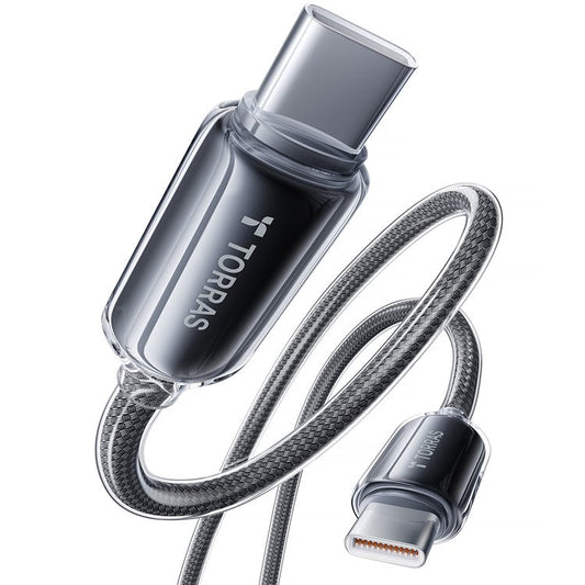 TORRAS Iceflow Cable 1.2m PD 60W Type-C Cable 3A Fast Charging Data Cord