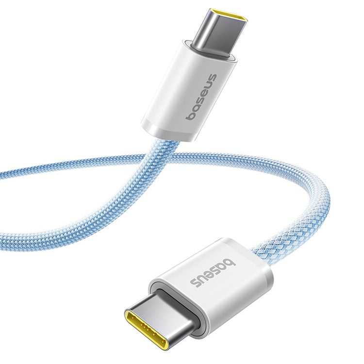 BASEUS Dynamic 4 2m 100W Fast Charging Cable USB-C to USB-C Nylon Braided Wire - Blue