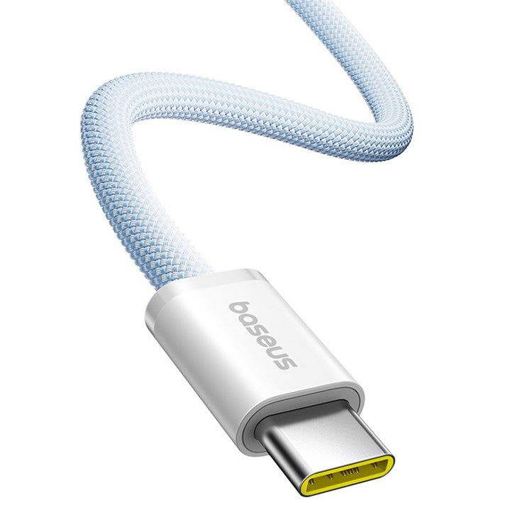 BASEUS Dynamic 4 2m 100W Fast Charging Cable USB-C to USB-C Nylon Braided Wire - Blue