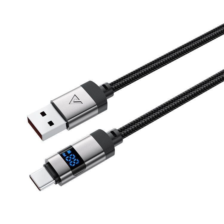 ACEFAST C15-04 1.2m USB-A to USB-C Digital Display Charging Cable 3A Fast Charge Data Cord
