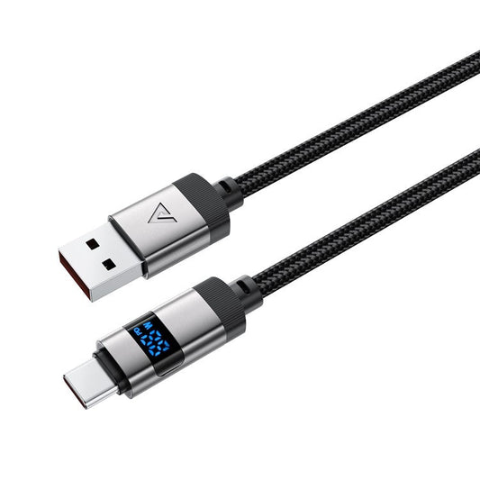 ACEFAST C15-04 1.2m USB-A to USB-C Digital Display Charging Cable 3A Fast Charge Data Cord