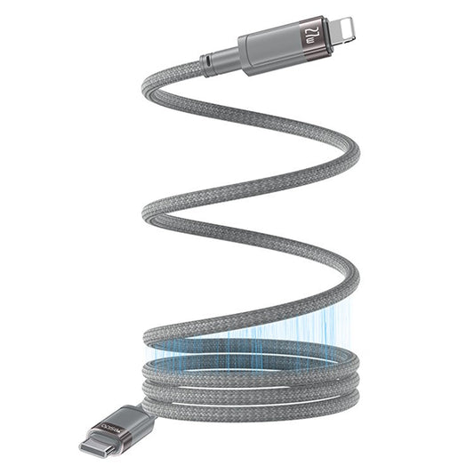 YESIDO CA172L Type-C to iP Magnetic Cable Braided Data Sync Charging Cord
