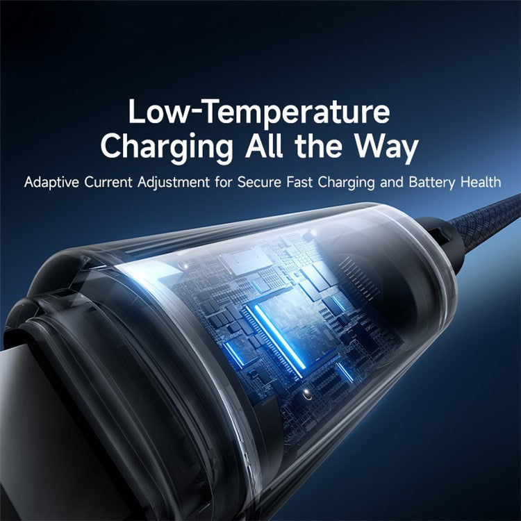 BASEUS Lit 2m Type C to iP PD 20W Fast Charging Nylon Braided Cable with Dynamic Flowing Light