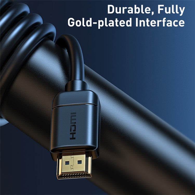 BASEUS 4K High Definition Series  HDMI 2.0 Male-to-Male Adapter Cable 3m Black