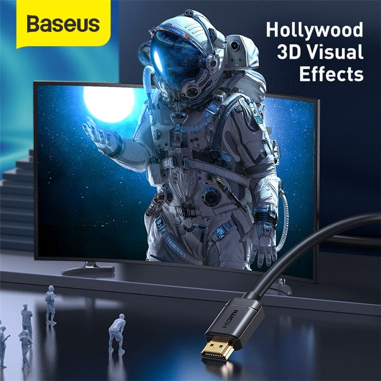 BASEUS 4K High Definition Series HDMI to HDMI Adapter Cable 1m Black