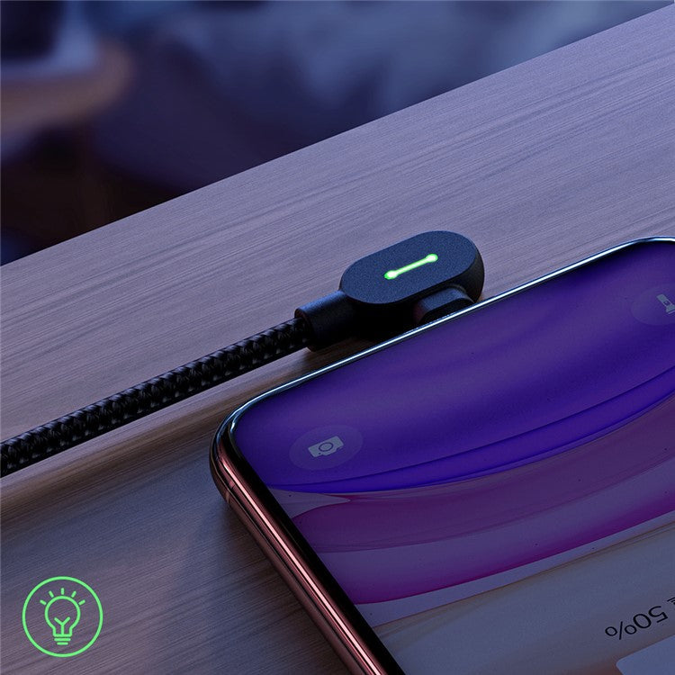 MCDODO Button Series 1.2M USB-C Male to Lightning 8Pin Male PD Charging Cable with LED Indicator Light for iPhone iPad iPod