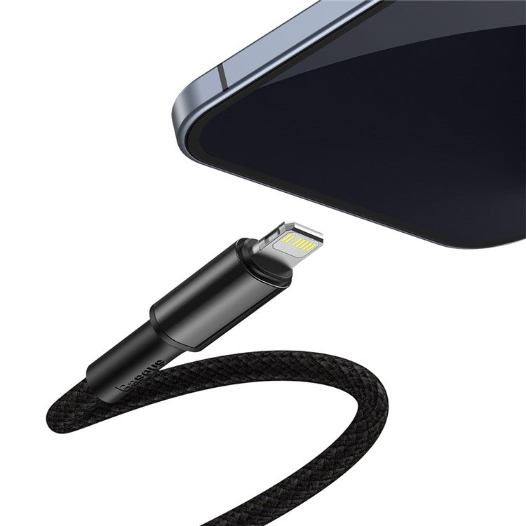 BASEUS High Density Braided Fast Charging Data Cable Type-C to iP PD 20W 1m - Black