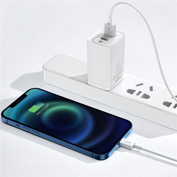 BASEUS Superior Series Fast Charging Data Cable USB to iP 2.4A 1.5m - White