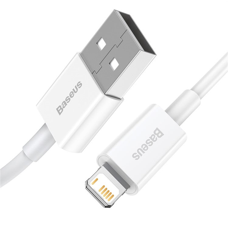 BASEUS Superior Series Fast Charging Data Cable USB to iP 2.4A 2m - White