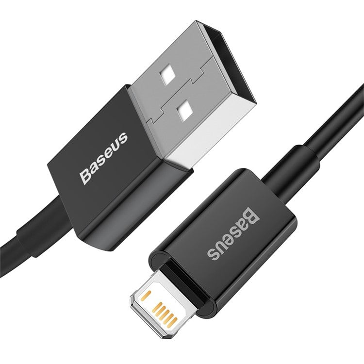 BASEUS Superior Series Fast Charging Data Cable USB to iP 2.4A 2m - Black