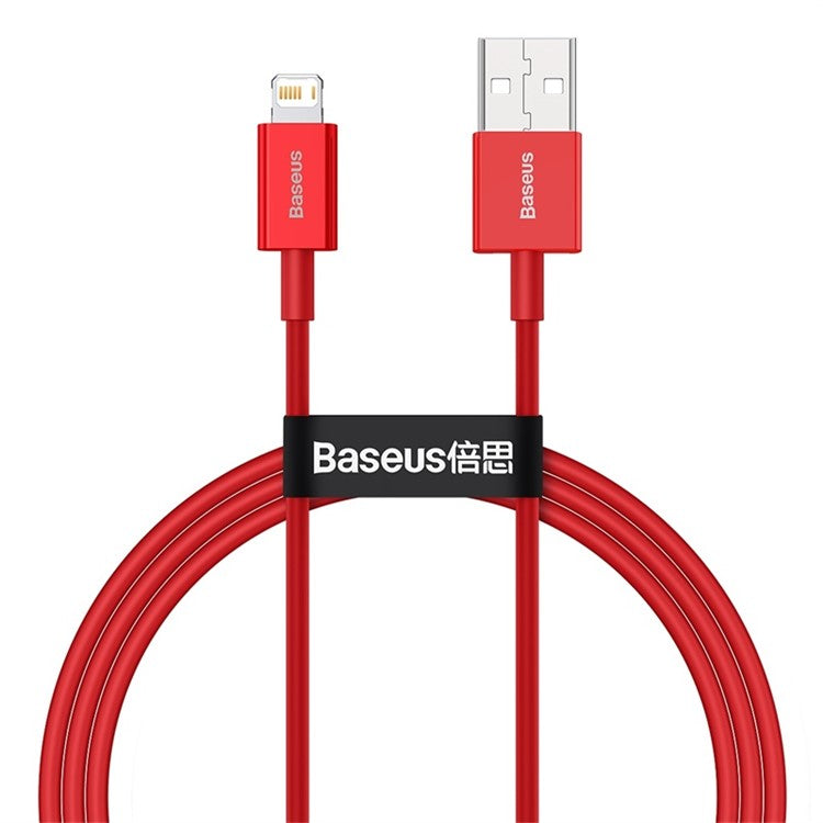 BASEUS Superior Series Fast Charging Data Cable USB to iP 2.4A 1m - Red