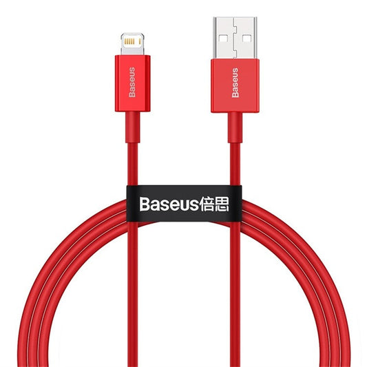 BASEUS Superior Series Fast Charging Data Cable USB to iP 2.4A 1m - Red