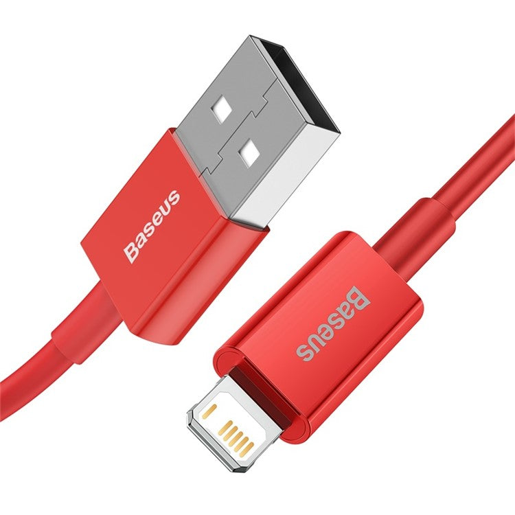 BASEUS Superior Series Fast Charging Data Cable USB to iP 2.4A 1m - Red