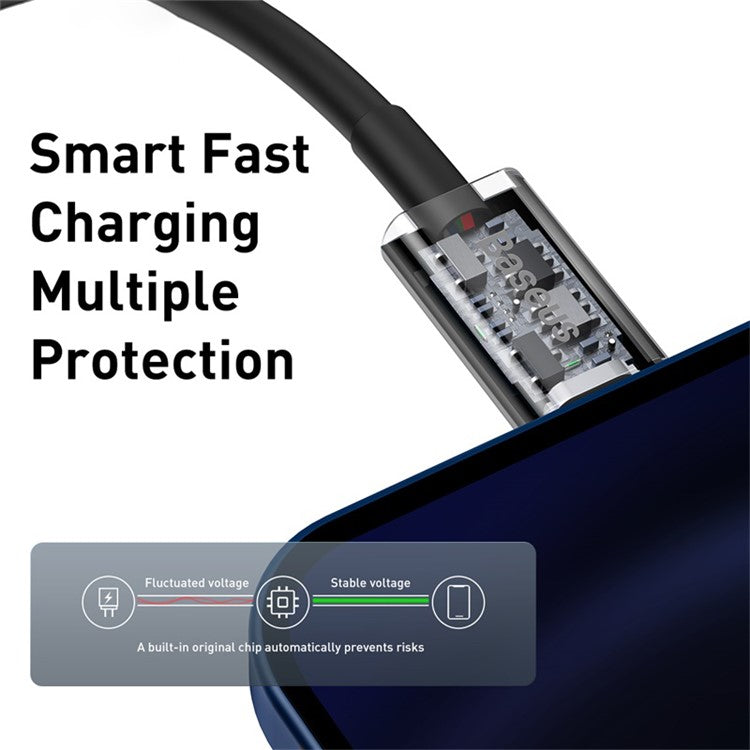 BASEUS Superior Series Fast Charging Data Cable Type-C to iP PD 20W 2m - Black
