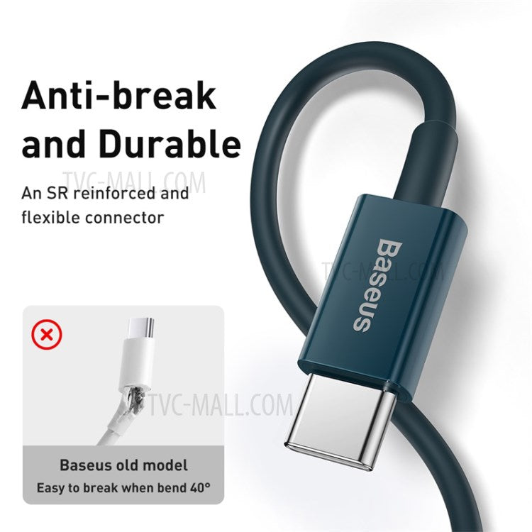 BASEUS Superior Series Fast Charging Data Cable Type-C to iP PD 20W 2m - Blue