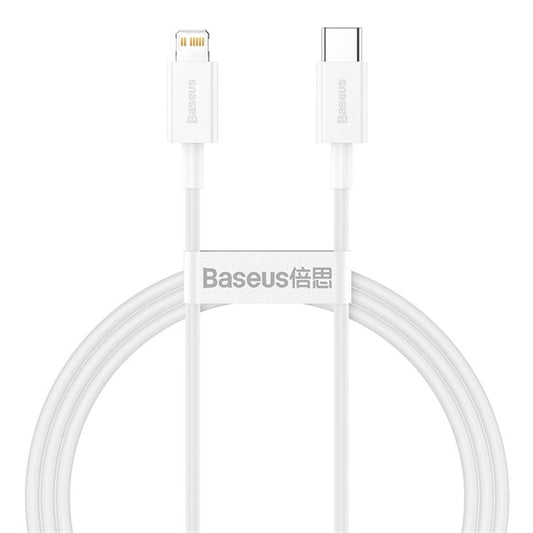 BASEUS Superior Series Fast Charging Data Cable Type-C to iP PD 20W 1m - White