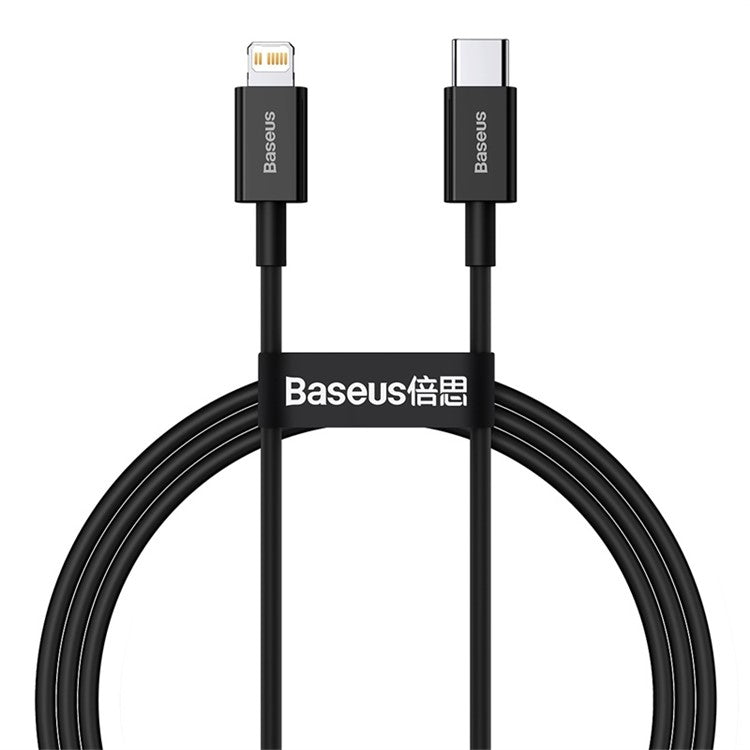 BASEUS Superior Series Fast Charging Data Cable Type-C to iP PD 20W 1m - Black