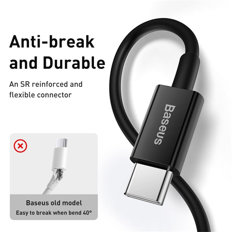 BASEUS Superior Series Fast Charging Data Cable Type-C to iP PD 20W 1m - Black