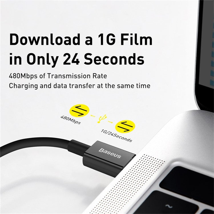 BASEUS Superior Series Fast Charging Data Cable Type-C to iP PD 20W 1m - Black