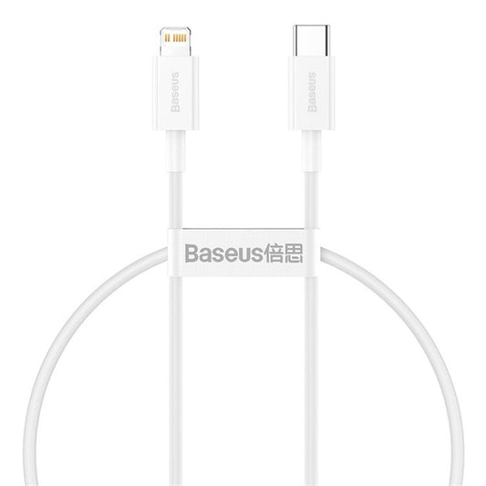 BASEUS Superior Series Fast Charging Data Cable Type-C to iP PD 20W 0.25m - White