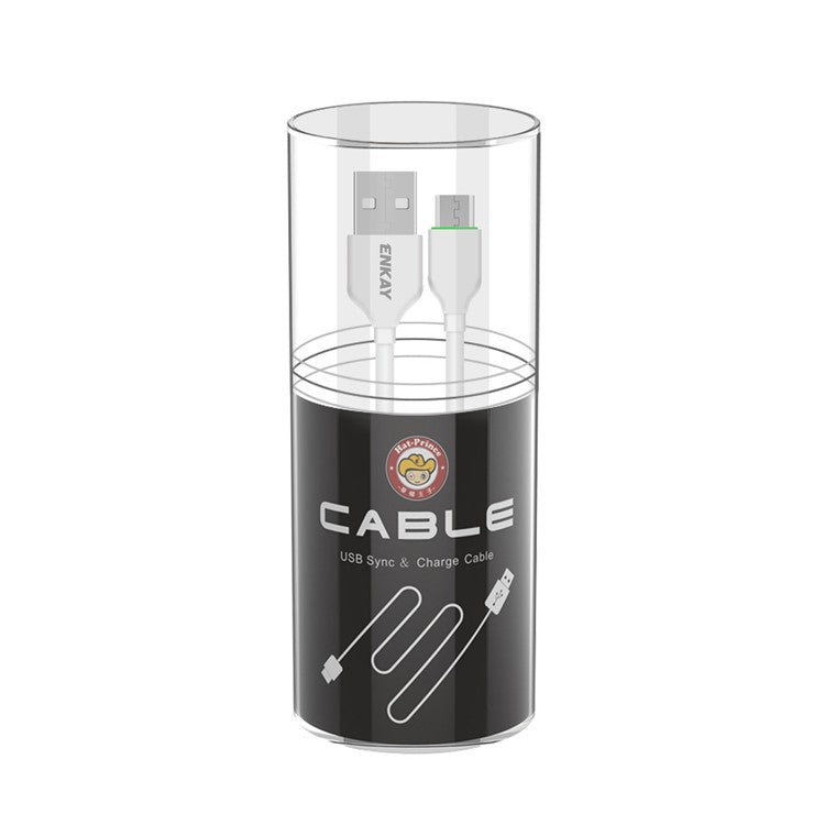 ENKAY ENK-CB306 1m USB 2.0 to Micro USB 3A Data Sync Fast Charging Cable Wire for Samsung Huawei Xiaomi Note Tablet