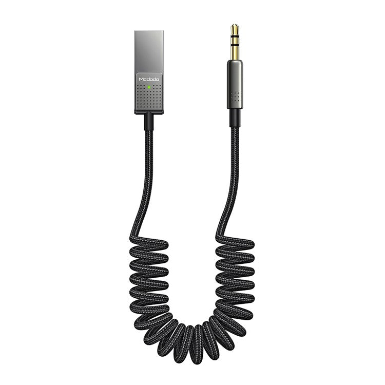 MCDODO CA-8700 MDD 1.2m Aux Bluetooth Adapter Dongle Cable for Car 3.5mm Jack Aux Receiver Speaker Audio Music Transmitter