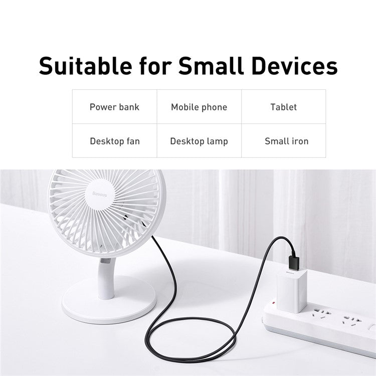BASEUS Superior Series Fast Charging Data Cable USB to Micro 2A Cord 1m - Black