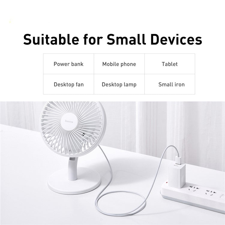 BASEUS Superior Series Fast Charging Data Cable USB to Micro 2A Cord 1m - White