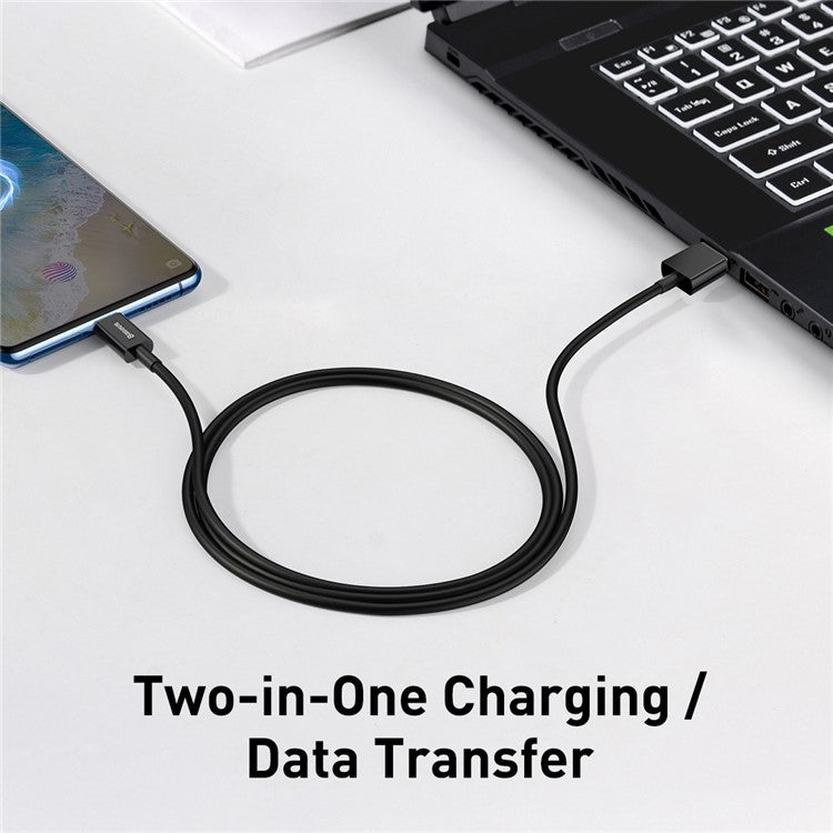 BASEUS Superior Series 2A Fast Charging Data Cable 2m USB to Micro Cord - Black