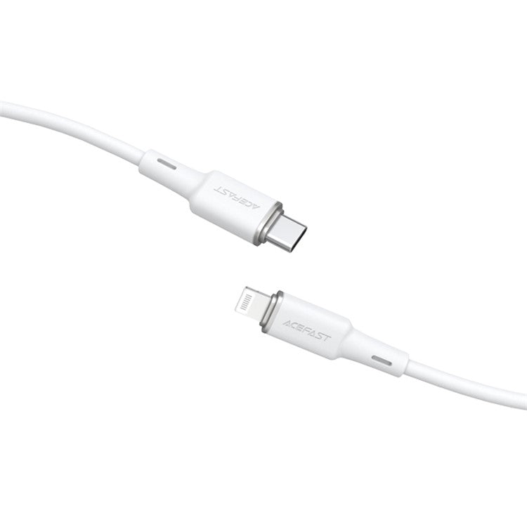 ACEFAST C2-01 MFI for iPhone 15 Series USB-C to Lightning Zinc Alloy Silicone Charging Data Cable - Black