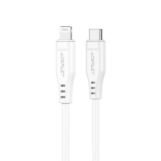 ACEFAST C3-01 MFI Certified USB-C to Lightning TPE Charging Data Cable Support PD30W Fast Charging 1.2m - White