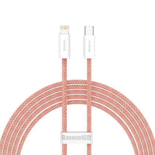 BASEUS 2m Dynamic Series Fast Charging Data Cable Type-C to iP 20W 2.4A Charger Cord - Orange
