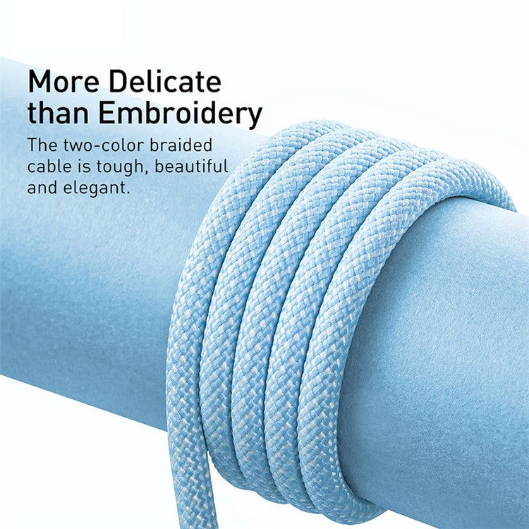 BASEUS Dynamic Series 2.4A 1m Fast Charging Data Cable USB to iP Charging Cord - Blue