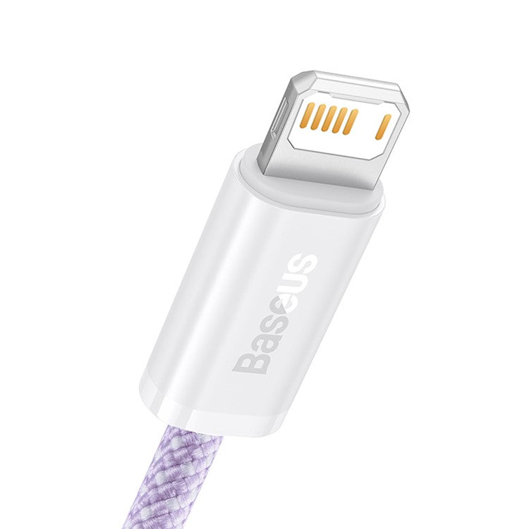BASEUS Dynamic Series 2.4A 1m Fast Charging Data Cable USB to iP Charging Cord - Purple
