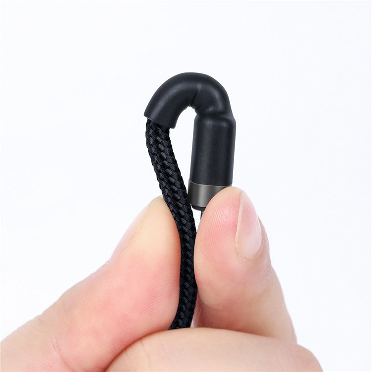 BASEUS Cafule 1m for iPhone 15 Series Type-C PD2.0 60W Flash Charging Data Cable (20V 3A) - Grey / Black