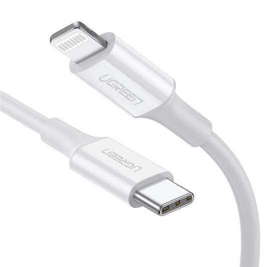 UGREEN for iPhone 15 Series 2m High Speed Data Transmission Cord MFI Certified Type-C to Lightning 3A PD Fast Charging Cable