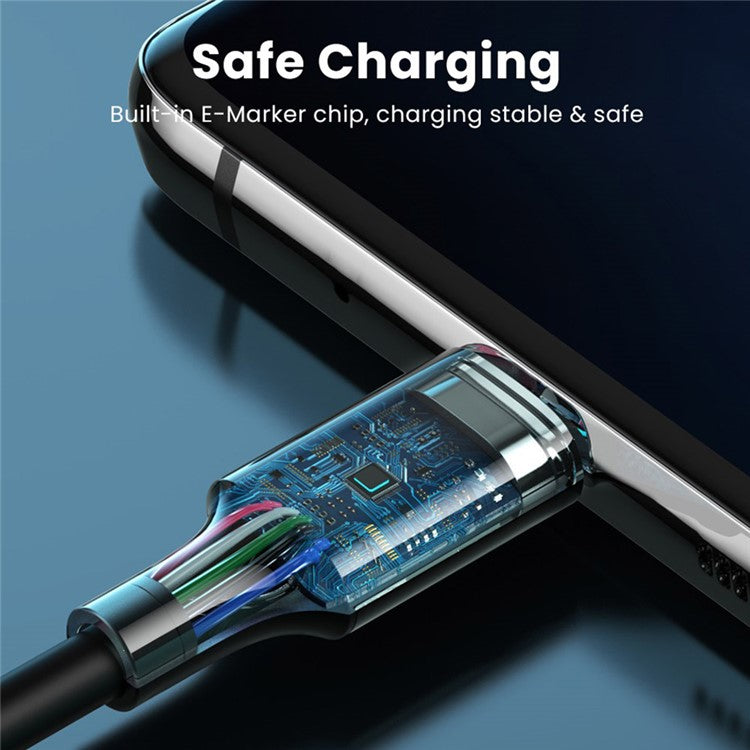 UGREEN 30700 for iPhone 15 Series 0.5m 100W USB-C to USB-C Cable 5A PD Fast Charging Type-C Data Cable for MacBook / iPad Pro