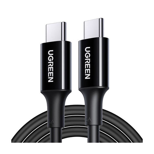 UGREEN 80371 for iPhone 15 Series 1m 100W 5A Type-C to Type-C Data Cord PD Fast Charging Data Transfer Cable for MacBook / iPad Pro