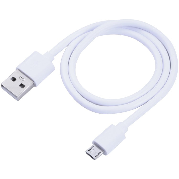 100cm Universal USB to Micro USB Charging Cable for Android Mobile Phone Tablet Copper Core TPE Wire (Not Support Data Transfer) - White