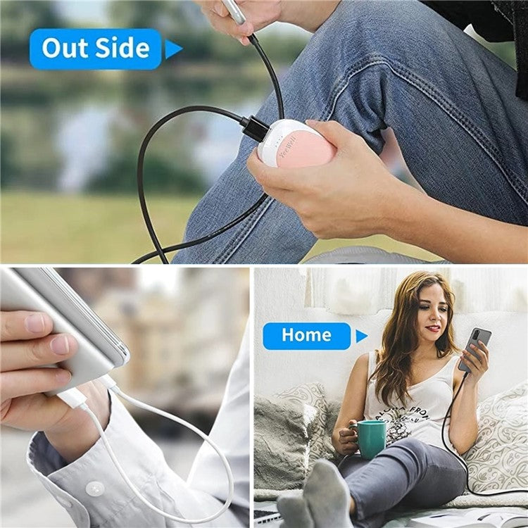 100cm Universal USB to Micro USB Charging Cable for Android Mobile Phone Tablet Copper Core TPE Wire (Not Support Data Transfer) - White