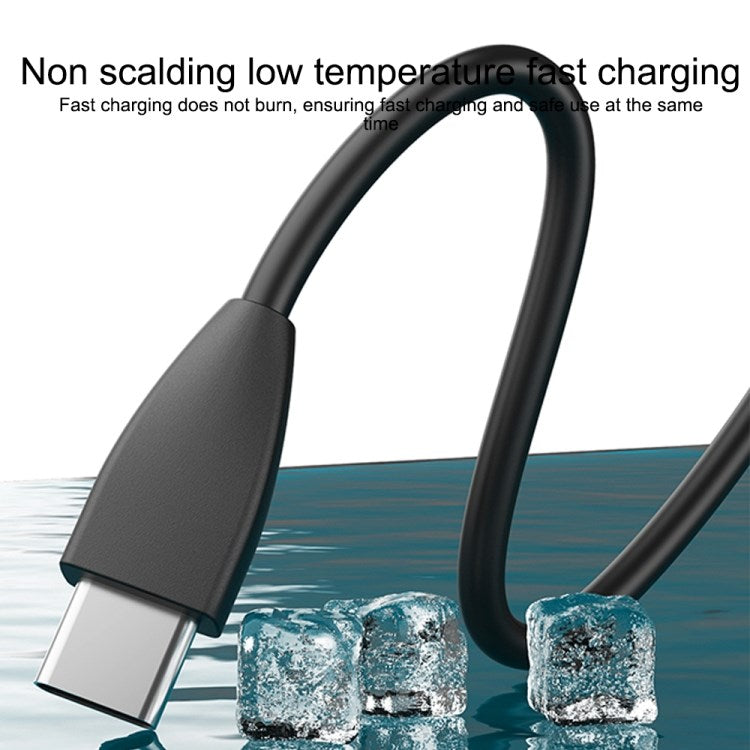 IVON CA87 USB to Lightning Fast Charging Cable 8 Pin Data TPE Tangle-free Cord, 1m - White