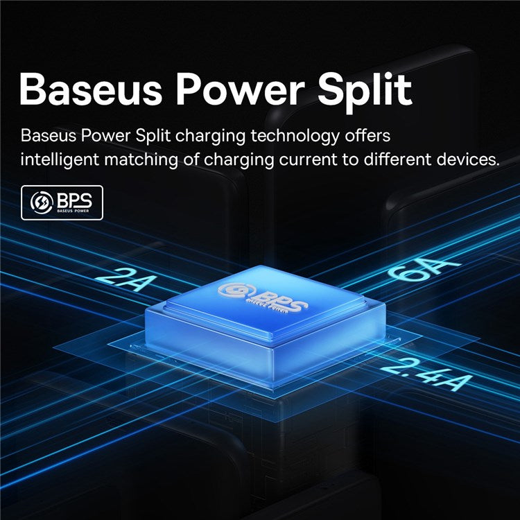 BASEUS Flash Series for iPhone 15 Series II Two-for-Three Charging Cable USB+Type-C to Micro+7 Pin+Type-C 100W Wire 1.2m - Purple