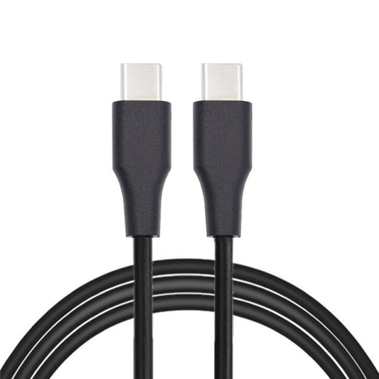 For iPhone 15 Series UC-072-BK-2.0M 65W Fast Charging Cable Type-C Male to Type-C Male USB 2.0 Data Cord - Black