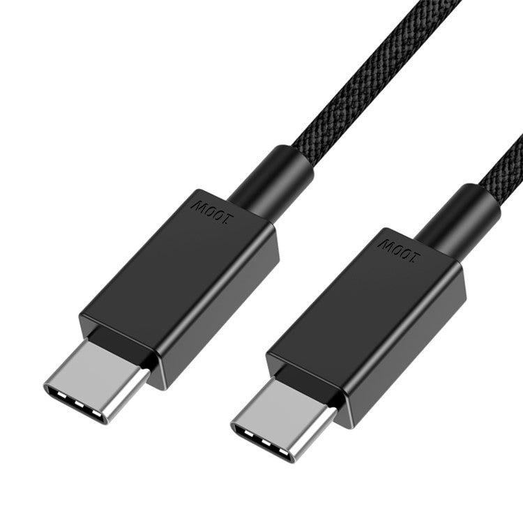2m PD 100W High-speed Fast Charging Cable Cell Phone Tablet Laptop USB C Device Charge Cord - White