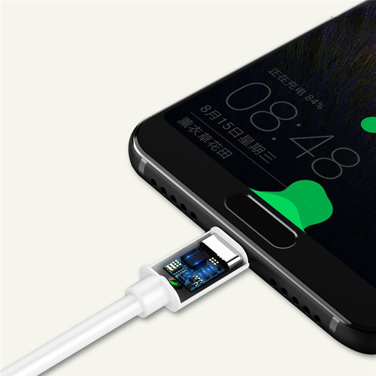 YOOBAO YB-400C for iPhone 15 Series 2m 2.4A Fast Charging High Toughness TPE Round Wire USB-A to Type-C Data Cable