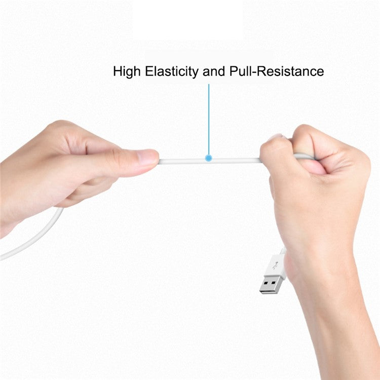 YOOBAO YB-401C for iPhone 15 Series 1.2m 5A High Current Fast Charging Data Cable USB-A to Type-C TPE Round Wire