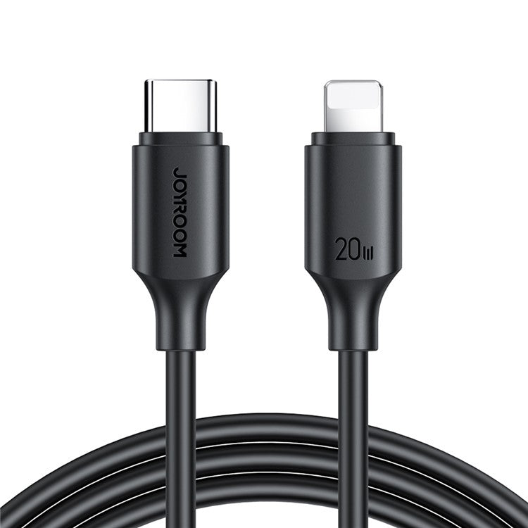JOYROOM S-CL020A91 1m Premium Series for iPhone 15 Series Type-C to Lightning 480Mbps Data Cable PD 20W Fast Charging Wire - Black