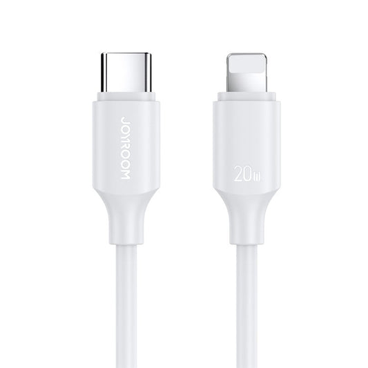 JOYROOM S-CL020A925 25cm Premium Series for iPhone 15 Series PD 20W Fast Charging Cord Type-C to Lightning Data Cable for Power Bank - White