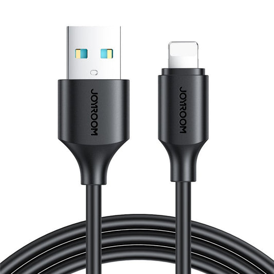 JOYROOM S-UL012A91 1m Premium Series USB-A to Lightning Data Cable Support 2.4A Fast Charging - Black