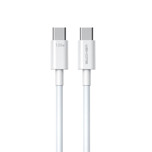 WEKOME Origin Series for iPhone 15 Series C-C WDC-175 1.2m 120W Super Fast Charging Cable Type-C to Type-C 480Mbps Data Cord